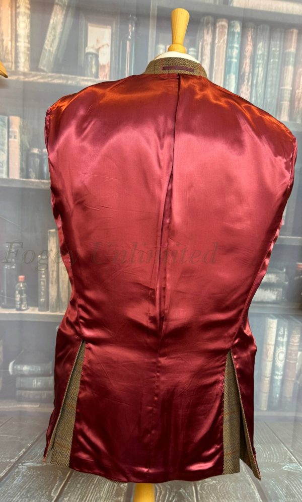 Wonderful Windowpane Tweed Hacking Jacket by Bladen 40R /102cm Chest (SVC40) - Image 2