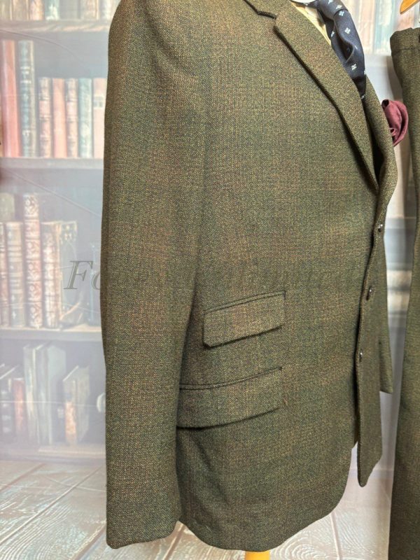 Vintage 2 Piece Burtons Town & Country Suit Dated 1969 Chest 40"/102cm. Waist 36"/91cm. (Ref:BS6940) - Image 5