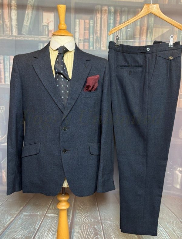 Vintage 2 Piece Burtons Business Suit Dated 1973 Chest 40L"/102cm. Waist 34"/87cm. (Ref:BTB40) - Image 2