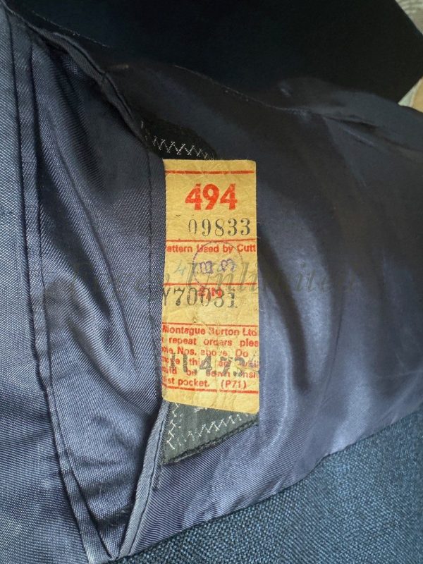 Vintage 2 Piece Burtons Business Suit Dated 1973 Chest 40L"/102cm. Waist 34"/87cm. (Ref:BTB40) - Image 12