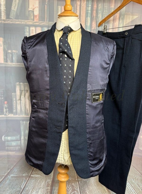Vintage 2 Piece Burtons Business Suit Dated 1973 Chest 40L"/102cm. Waist 34"/87cm. (Ref:BTB40) - Image 10