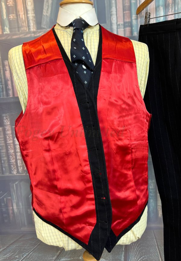 Incredible Heavyweight Bespoke Chalk stripe 3 piece Suit Chest 40"/102cm. Waist 36"/91cm  (Ref:NL40) - Image 13