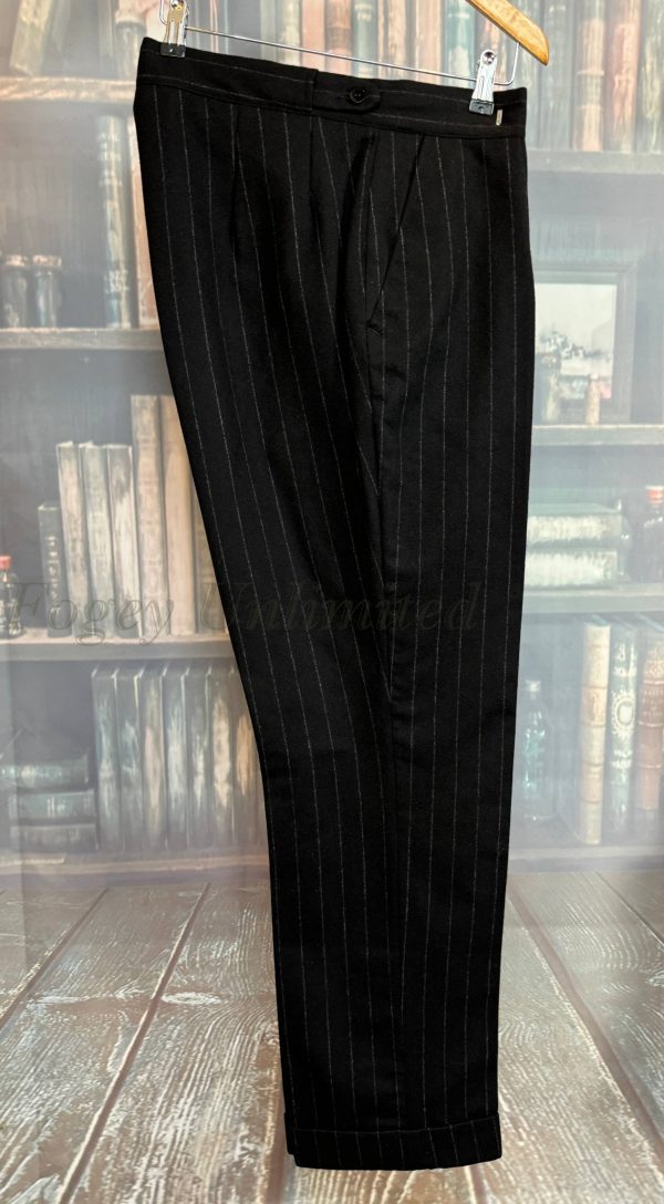 Incredible Heavyweight Bespoke Chalk stripe 3 piece Suit Chest 40"/102cm. Waist 36"/91cm  (Ref:NL40) - Image 8