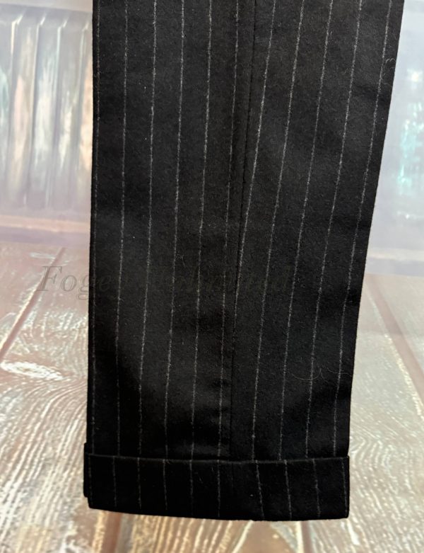 Incredible Heavyweight Bespoke Chalk stripe 3 piece Suit Chest 40"/102cm. Waist 36"/91cm  (Ref:NL40) - Image 7