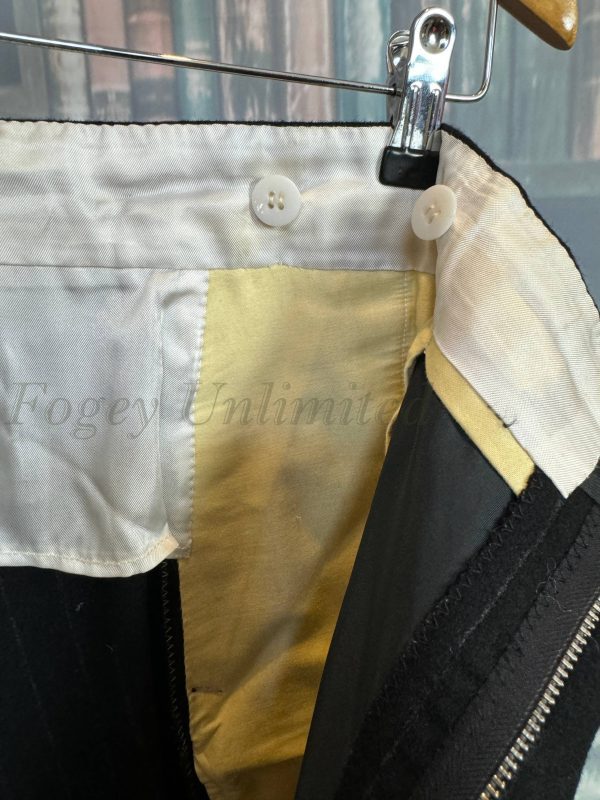 Incredible Heavyweight Bespoke Chalk stripe 3 piece Suit Chest 40"/102cm. Waist 36"/91cm  (Ref:NL40) - Image 3