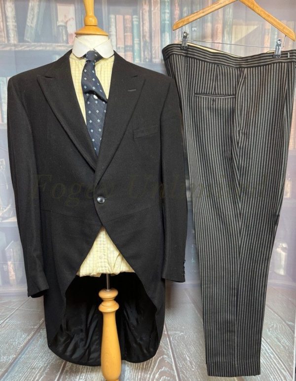 Vintage Simpson of Piccadilly Stroller / Formal wear 2 piece Tailcoat  Suit 42C/42W/32L (Ref: SMP42)