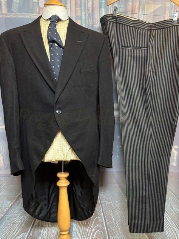 Vintage Simpson of Piccadilly Stroller / Formal wear 2 piece Tailcoat  Suit 42C/42W/32L (Ref: SMP42) - Image 3