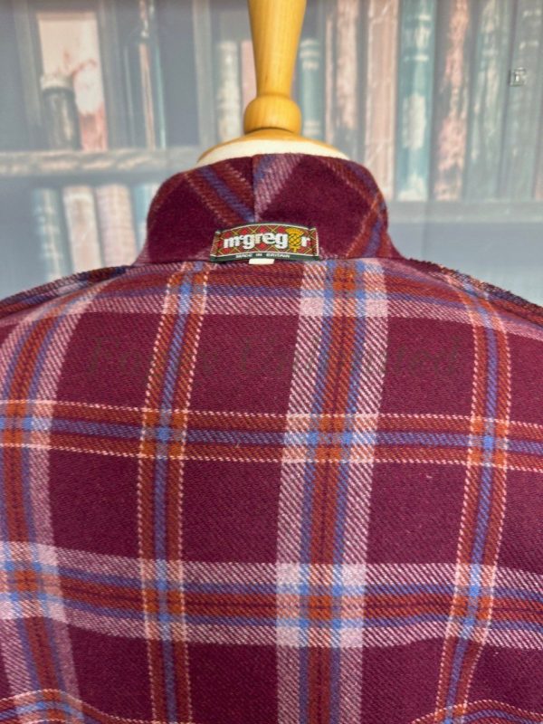 Wonderful Vintage Dressing Gown. Wool. Size Large  approx 42"/107cm Chest (Ref:MCG42) - Image 7