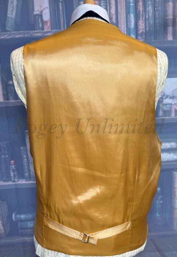 GURTEEN ESQUIRE Wool Doeskin Waistcoat/Vest. Fawn 46"/117cm Chest. (GTN46F) - Image 6