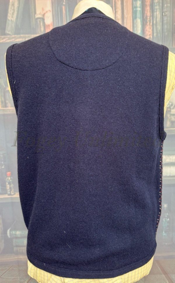 Vintage  Lands End Lambswool Button Front Waistcoat/Vest Chest 40"/102cm (LE40) - Image 4
