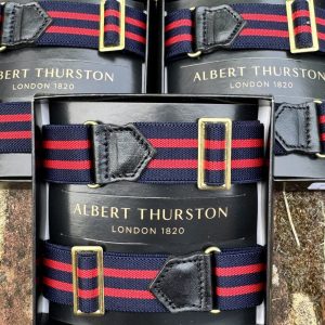 Albert Thurston Adjustable Elastic ARMBANDS for your shirt sleeves. Plains and Stripes