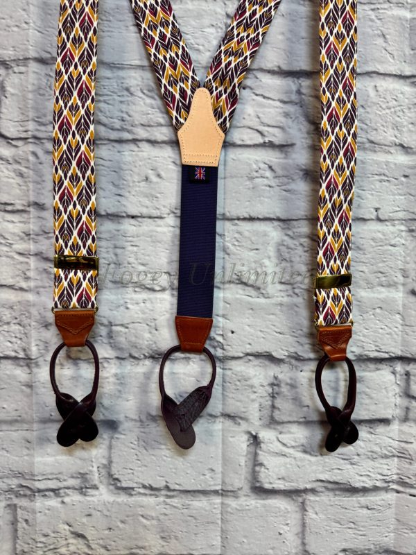 Unique and Rare Albert Thurston Braces (Suspenders) Not standard production items (ATBRQ10) - Image 3