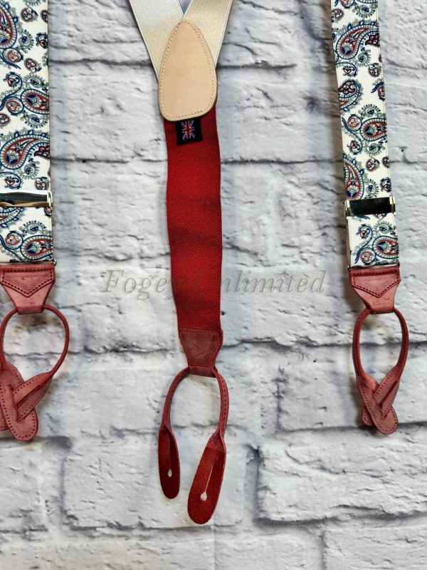 Unique and Rare Albert Thurston Braces (Suspenders) Not standard production items (ATBRQ8) - Image 4