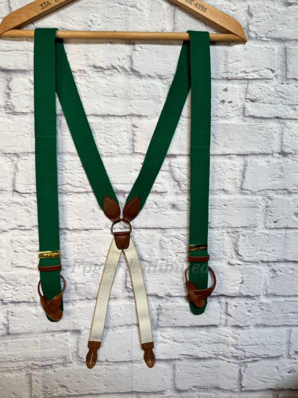 Vintage Traditional Albert Thurston Boxcloth Braces/Suspenders. Most Colours available (Ref: Thrstn) - Image 11