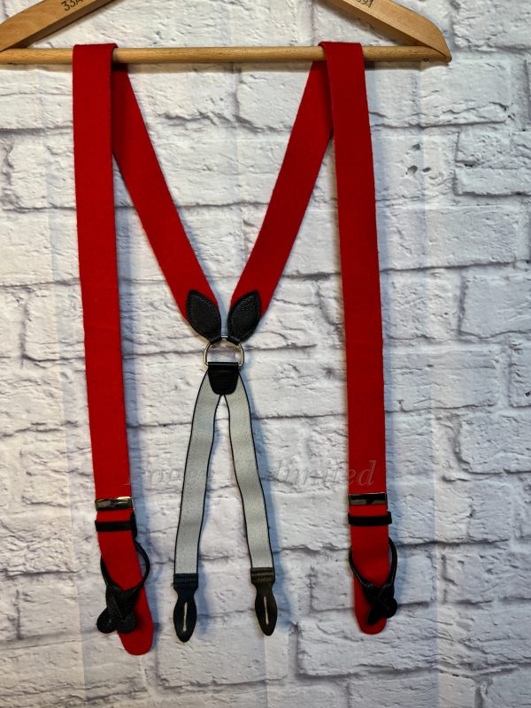 Vintage Traditional Albert Thurston Boxcloth Braces/Suspenders. Most Colours available (Ref: Thrstn) - Image 13