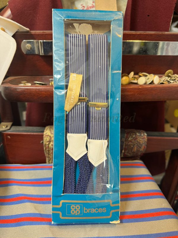 Vintage Button end Braces/Suspenders. Various Styles and Colours. (Ref:DR3a) - Image 9