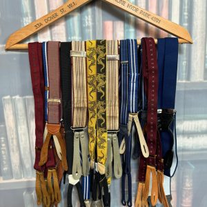 Vintage Button end Braces/Suspenders. Various Styles and Colours. (Ref:DR1a)