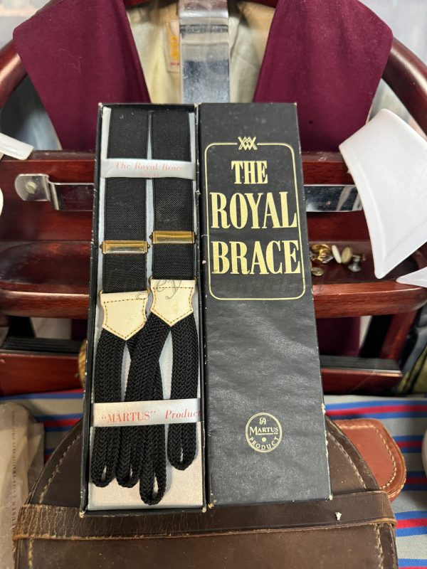 Vintage Button end Braces/Suspenders. Various Styles and Colours. (Ref:DR3a) - Image 8