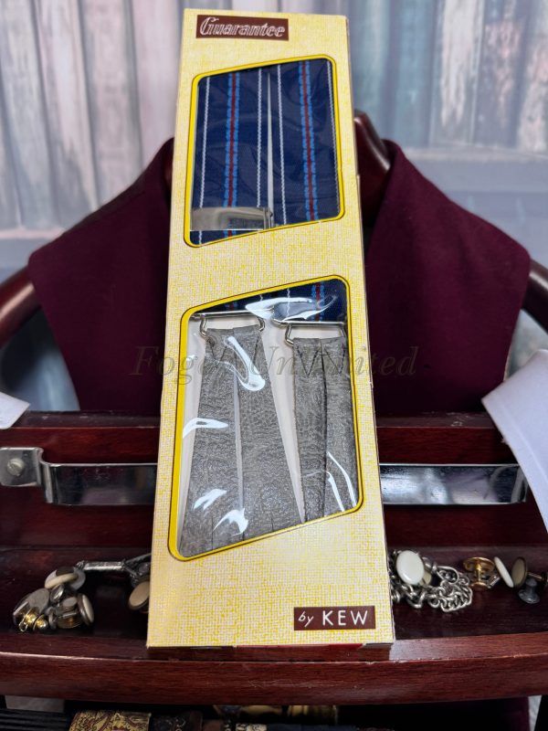 Vintage Old store stock Button end Braces/Suspenders. Various Styles and Colours. (Ref:DR3b) - Image 6