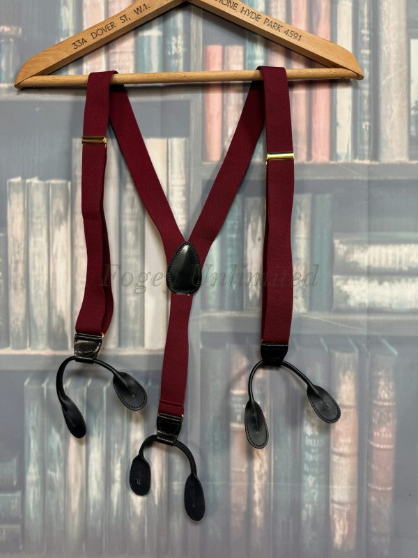 Vintage Old store stock Button end Braces/Suspenders. Various Styles and Colours. (Ref:DR3b) - Image 9