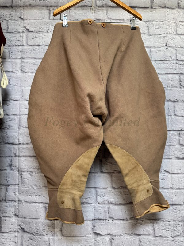 Vintage Bespoke Breeches Jodhpurs. High waist, Heavyweight. Farrell 34"/86cm Waist. (Ref:FAR34)