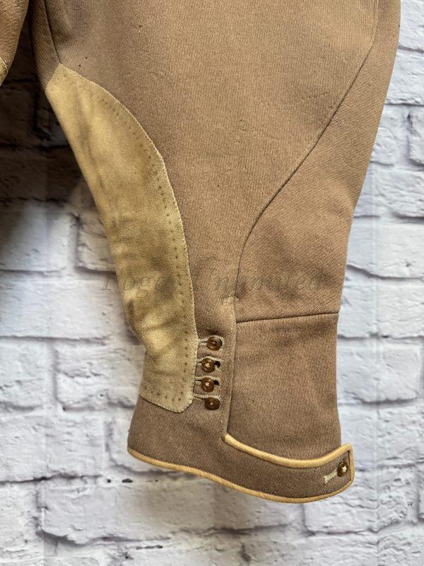 Vintage Bespoke Breeches Jodhpurs. High waist, Heavyweight. Farrell 34"/86cm Waist. (Ref:FAR34) - Image 6