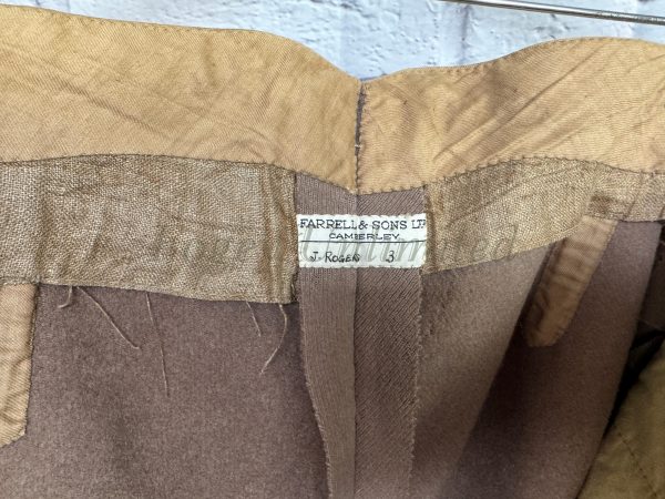 Vintage Bespoke Breeches Jodhpurs. High waist, Heavyweight. Farrell 34"/86cm Waist. (Ref:FAR34) - Image 10