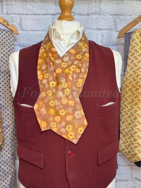 Vintage Gentleman's Cravat/Scarf/Ascot Many Colours available Spiffing - Image 2