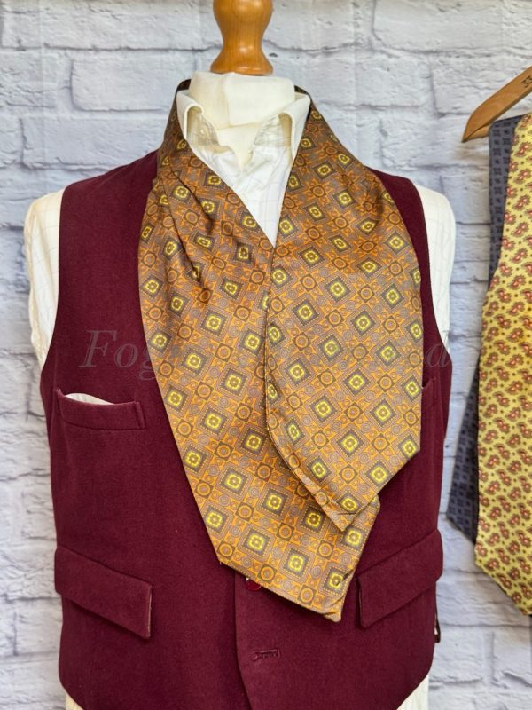 Vintage Gentleman's Cravat/Scarf/Ascot Many Colours available Goodwood - Image 5
