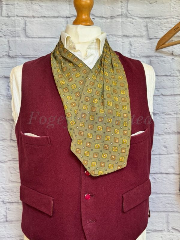Vintage Gentleman's Cravat/Scarf/Ascot Many Colours available Smooth - Image 9