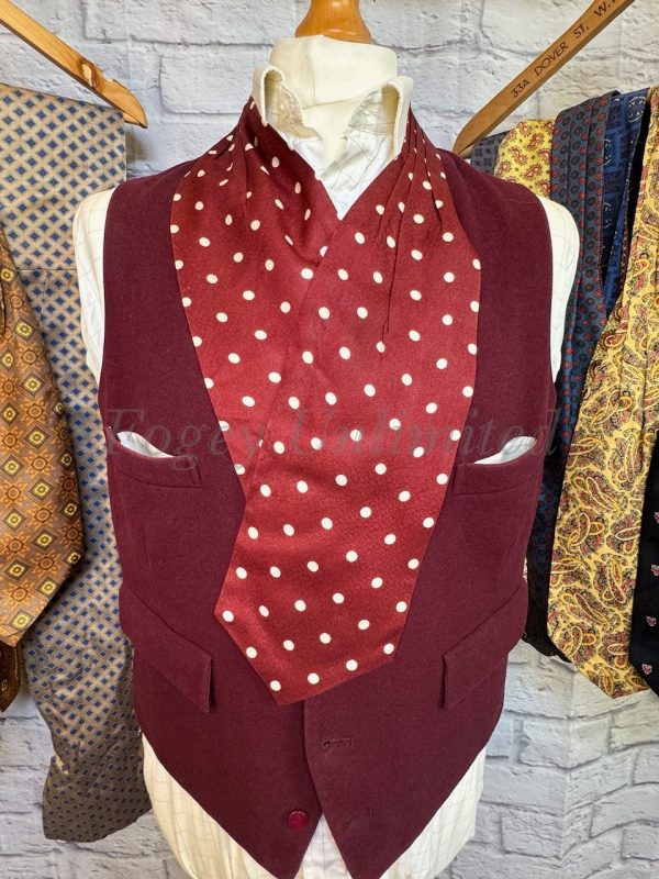 Vintage Gentleman's Cravat/Scarf/Ascot Many Colours available Goodwood - Image 8