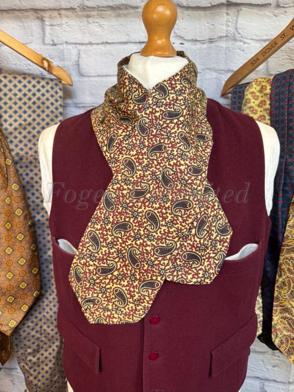 Vintage Gentleman's Cravat/Scarf/Ascot Many Colours available Goodwood - Image 10