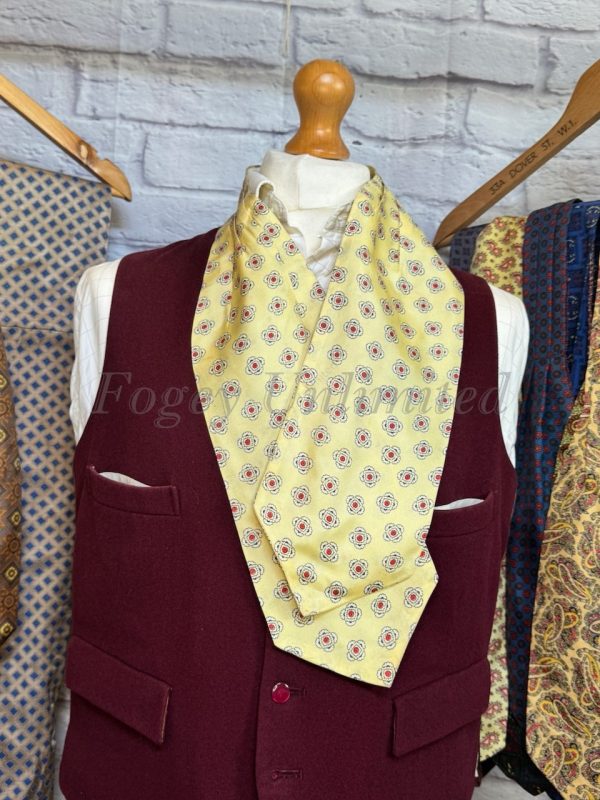 Vintage Gentleman's Cravat/Scarf/Ascot Many Colours available Goodwood - Image 11