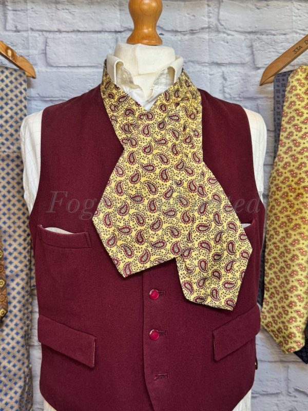 Vintage Gentleman's Cravat/Scarf/Ascot Many Colours available Spiffing - Image 8