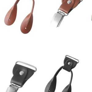Set of 3 Replacement Junctions and Runners  button ends  or Clips for Braces/Suspenders