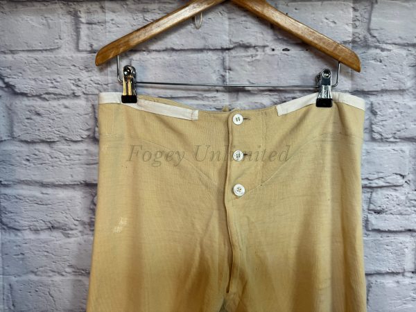 Vintage Yoke Front 3 button Trunks Drawers Underwear with brace tapes (Ref:PR32) - Image 4