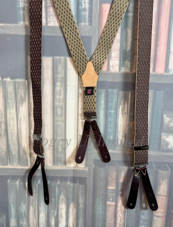 Unique and Rare Albert Thurston Braces (Suspenders) Not standard production items (AT11) - Image 3