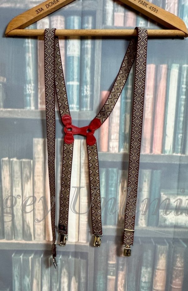 Unique and Rare Albert Thurston Braces (Suspenders) Not standard production items (LH7)