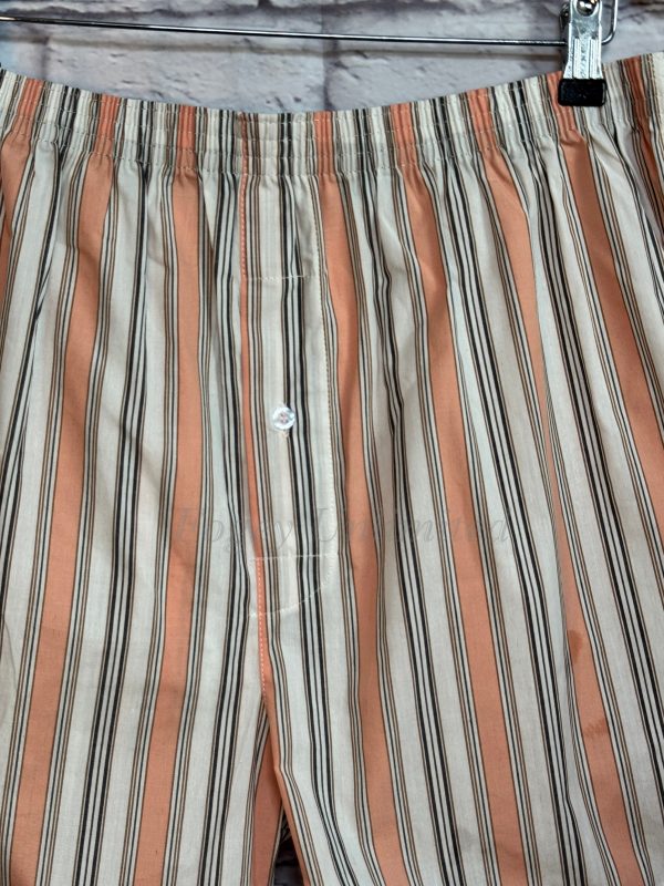 Traditional Cut 100% Cotton Boxer Shorts. Loose fitting with single button fly. Various Colours - Image 3