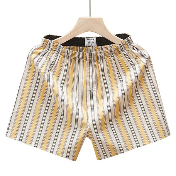 Traditional Cut 100% Cotton Boxer Shorts. Loose fitting with single button fly. Various Colours - Image 8