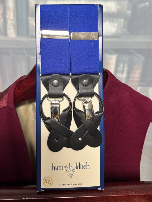 Vintage Old store/pre loved Button end Braces/Suspenders. Various Styles and Colours. (DR4a) - Image 9