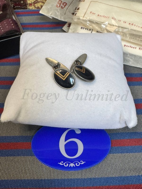 Vintage Cufflinks to complete your Traditional look.. Various styles  (One Pair) (CFL1) - Image 6