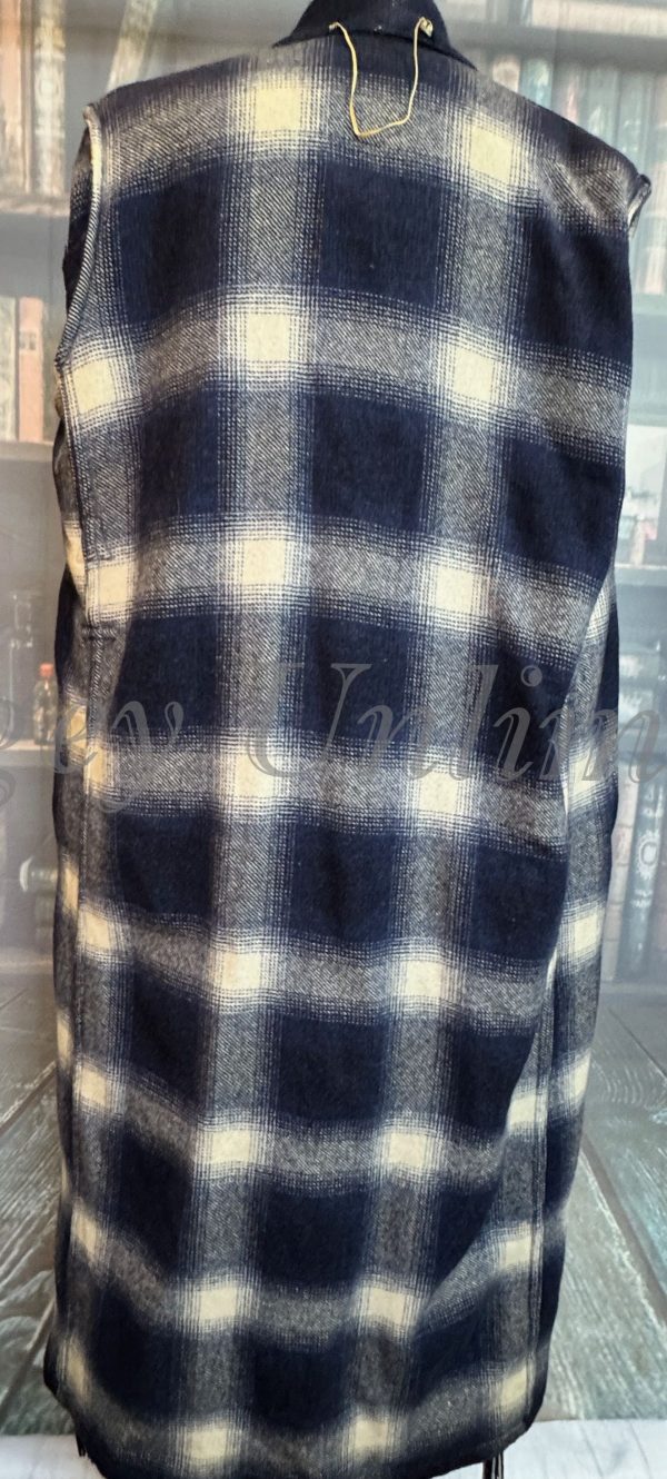 Wonderful Vintage Dressing Gown. Wool. Size Large  approx 42"/107cm Chest (Ref:WHEDD) - Image 2
