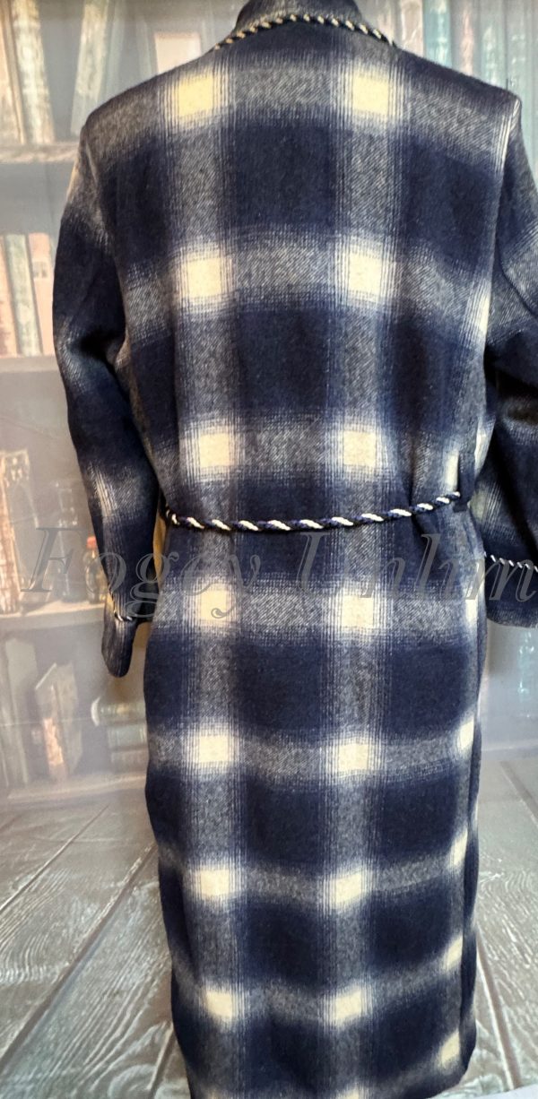 Wonderful Vintage Dressing Gown. Wool. Size Large  approx 42"/107cm Chest (Ref:WHEDD) - Image 12