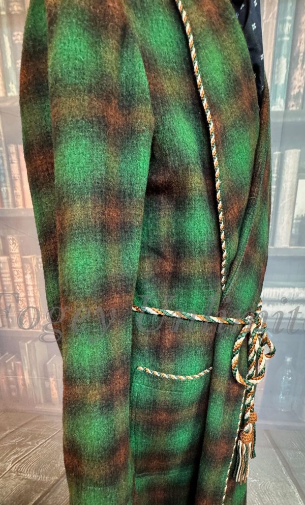 Wonderful Vintage Dressing Gown. Wool. Size Large  approx 40"/102cm Chest (Ref:SPIN) - Image 6