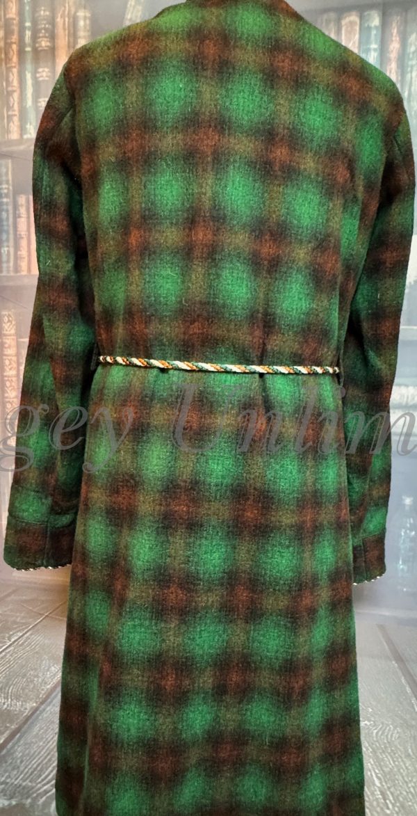 Wonderful Vintage Dressing Gown. Wool. Size Large  approx 40"/102cm Chest (Ref:SPIN) - Image 5