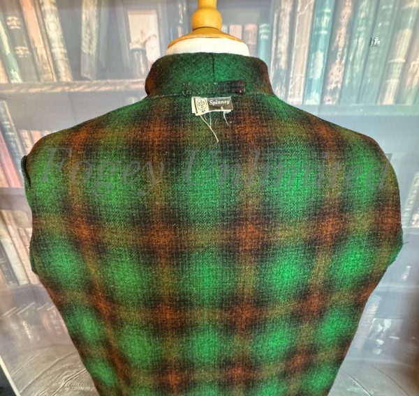 Wonderful Vintage Dressing Gown. Wool. Size Large  approx 40"/102cm Chest (Ref:SPIN) - Image 4