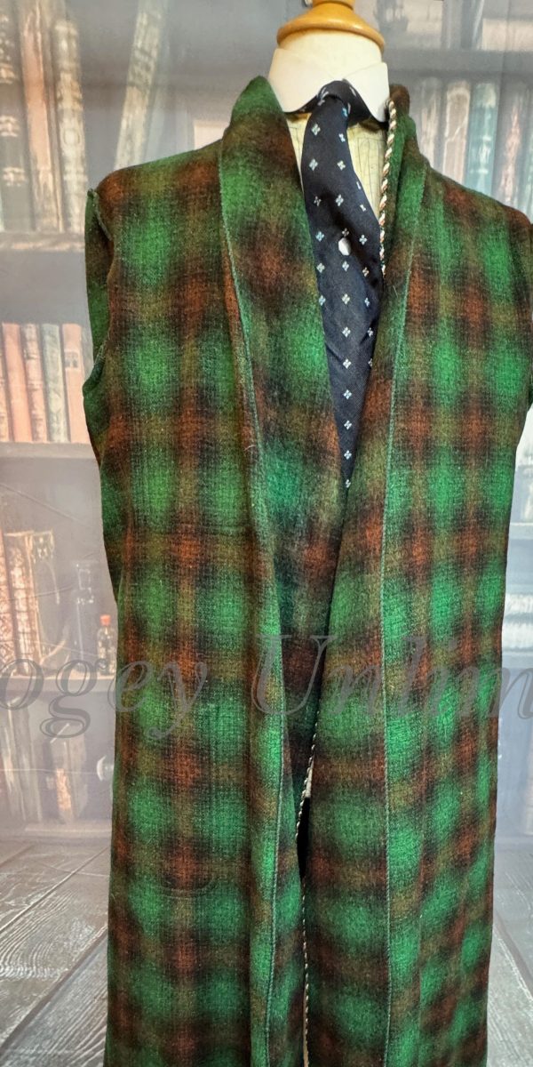 Wonderful Vintage Dressing Gown. Wool. Size Large  approx 40"/102cm Chest (Ref:SPIN) - Image 2