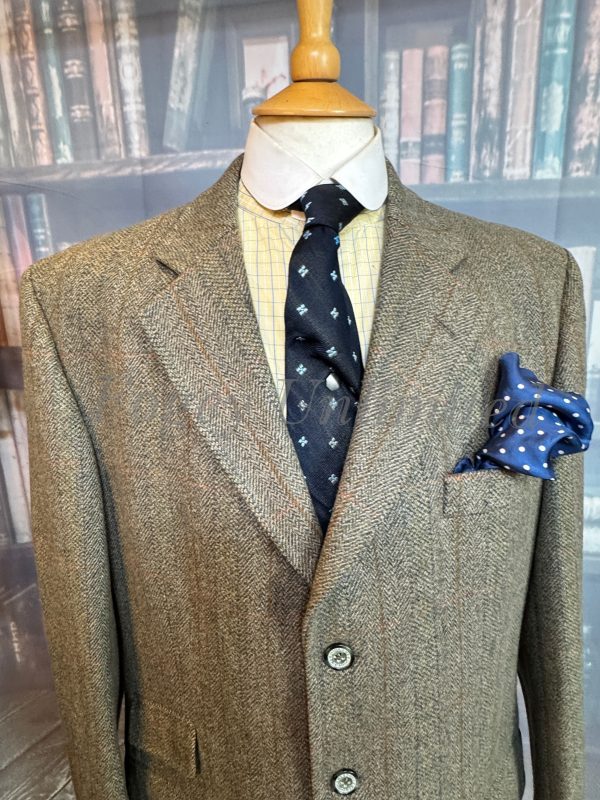 Gurteen Esquire Herringbone Tweed Hacking Jacket. 42R /107cm Chest (GE42) - Image 4