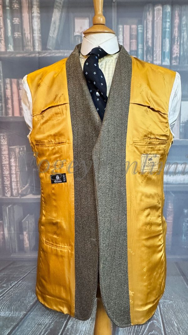 Gurteen Esquire Herringbone Tweed Hacking Jacket. 42R /107cm Chest (GE42) - Image 8
